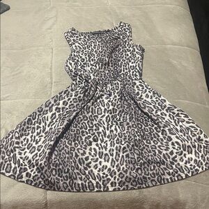 Leopard Print Sleeveless Dress